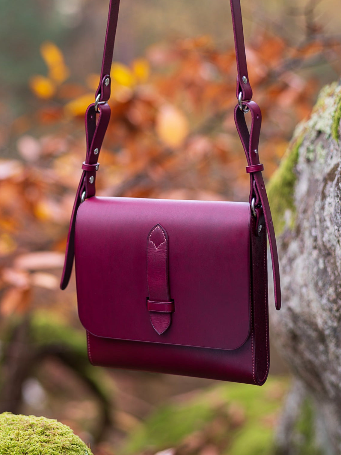 Le Messager - Sac en cuir d'inspiration médiévale