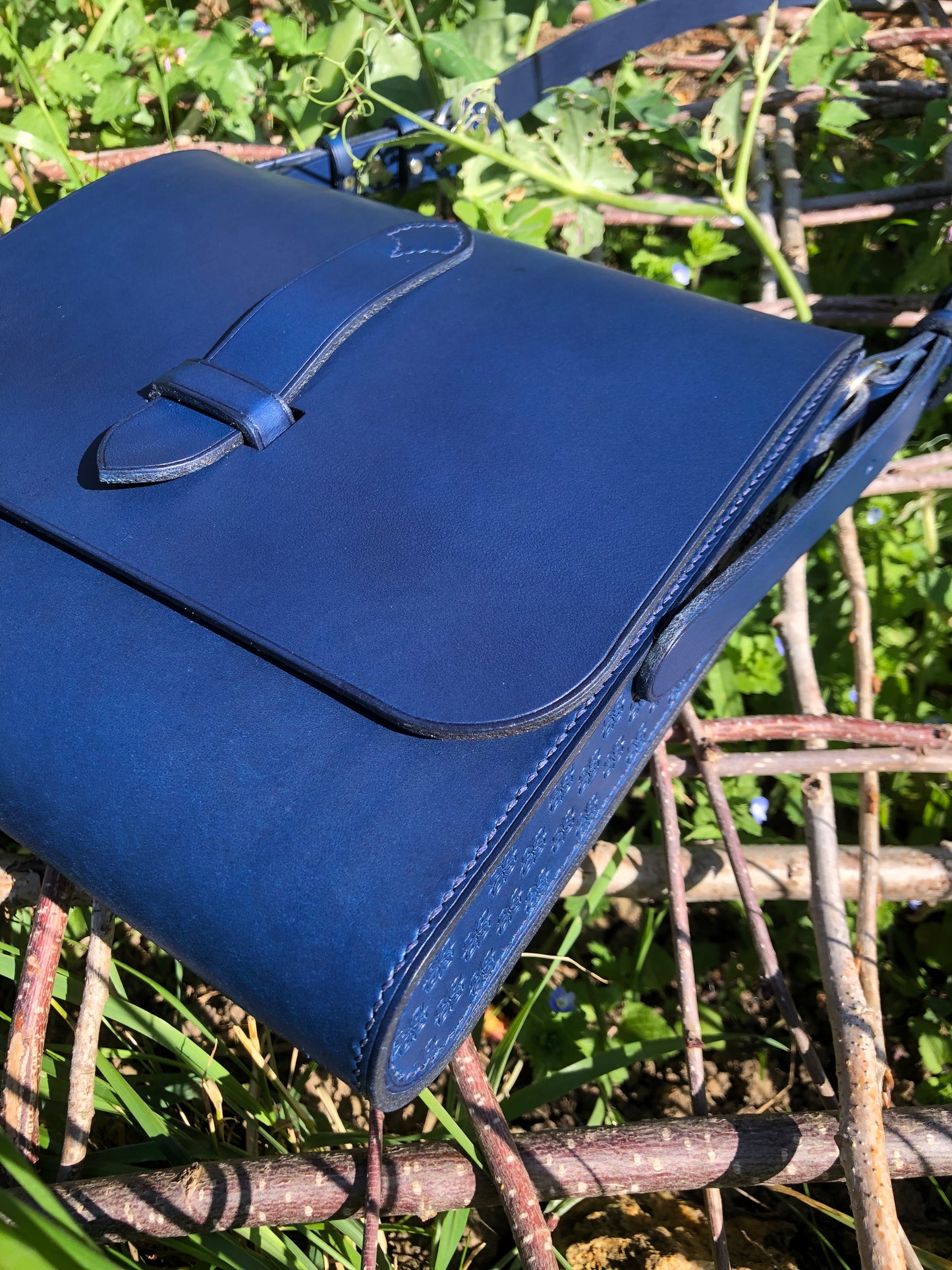 Le Messager - Sac en cuir d'inspiration médiévale