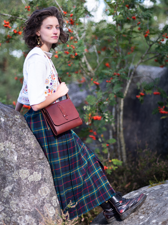 Le Messager - Sac en cuir d'inspiration médiévale