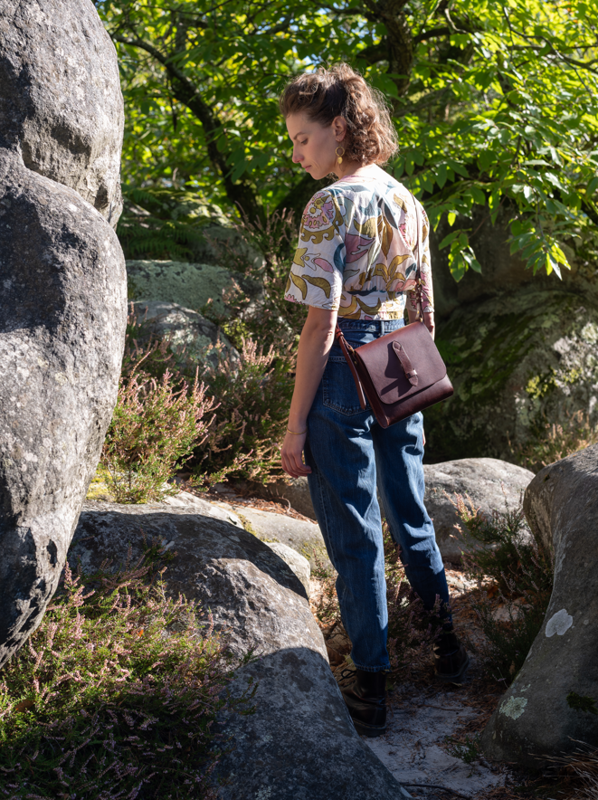 Le Messager - Sac en cuir d'inspiration médiévale