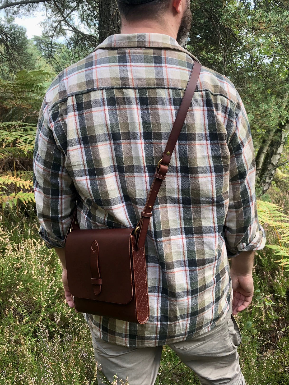 Le Messager - Sac en cuir d'inspiration médiévale