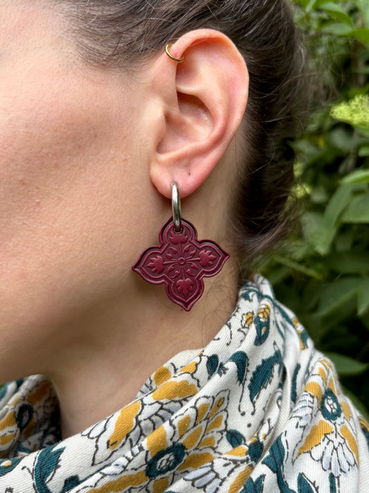 Boucles d'oreilles "florabesque"