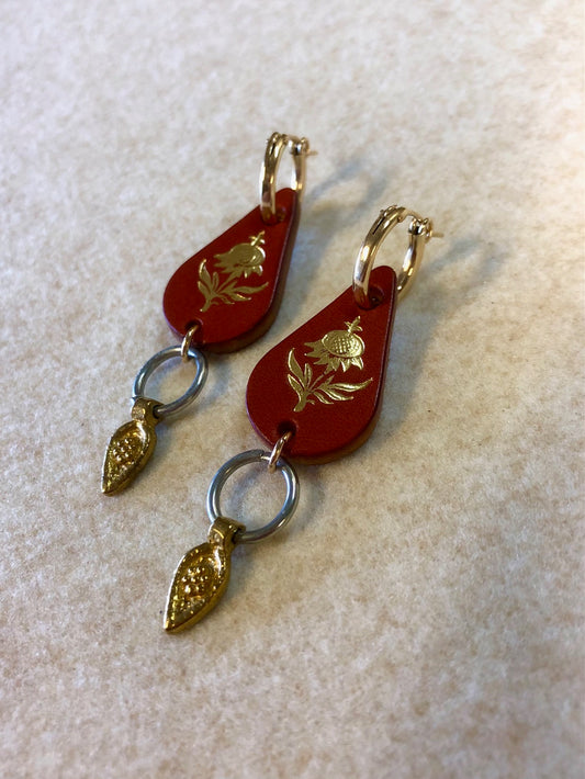 Boucles d'oreilles Chevalière