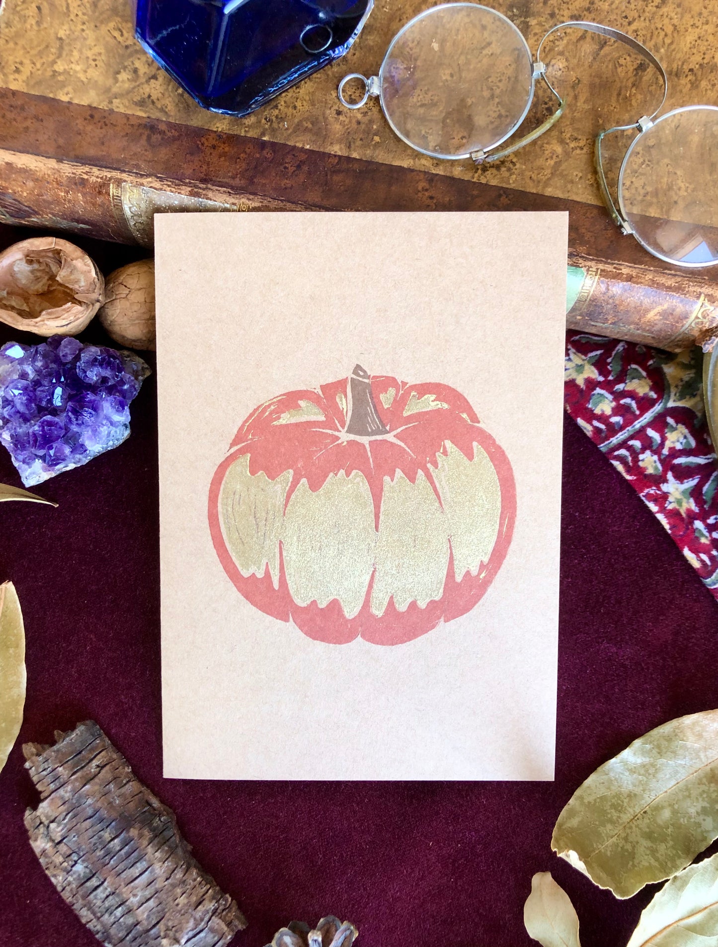 Carte de voeux Samhain-Halloween