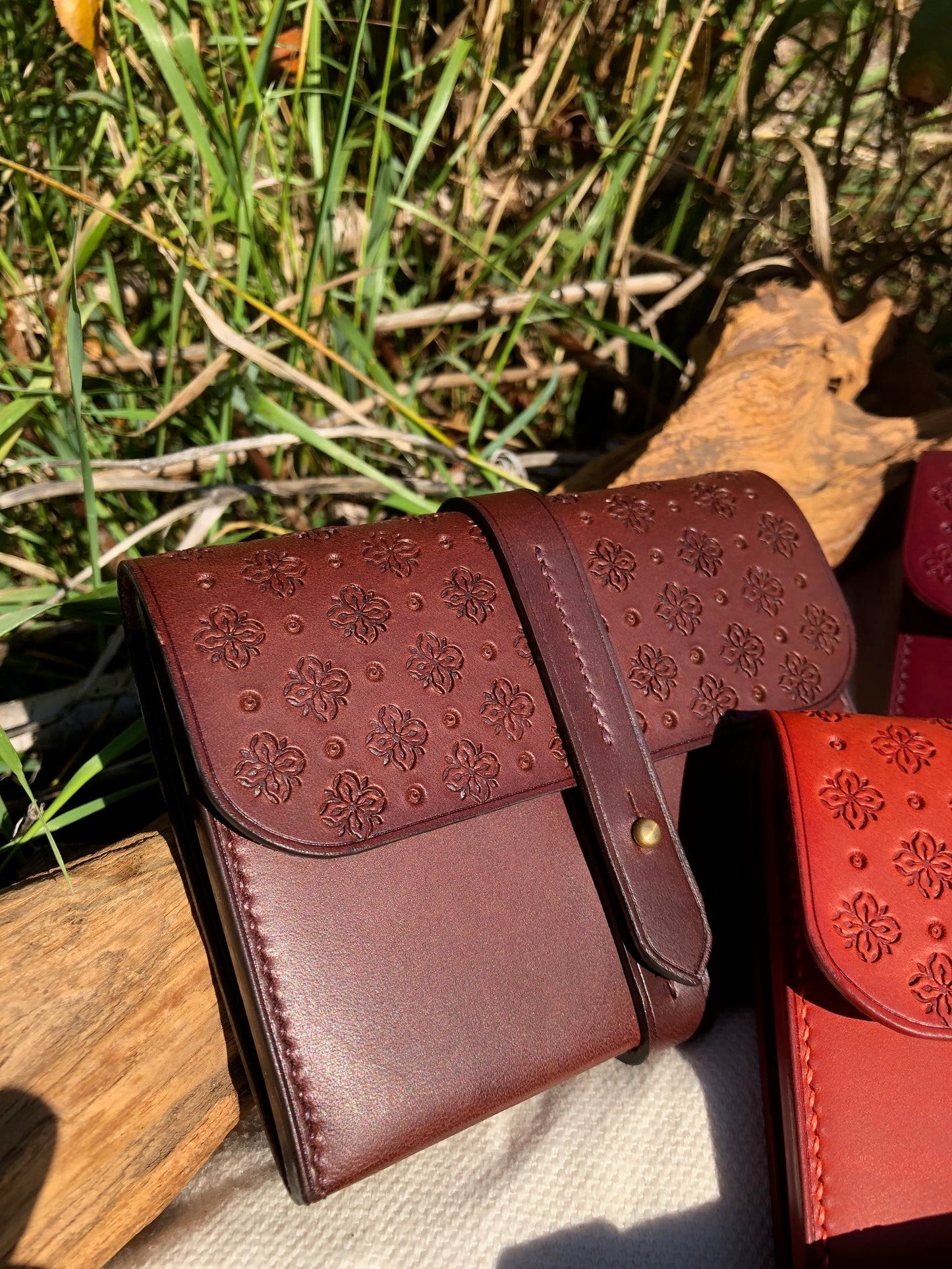 Le Marchand - Portefeuille et porte-monnaie 2 en 1 en cuir