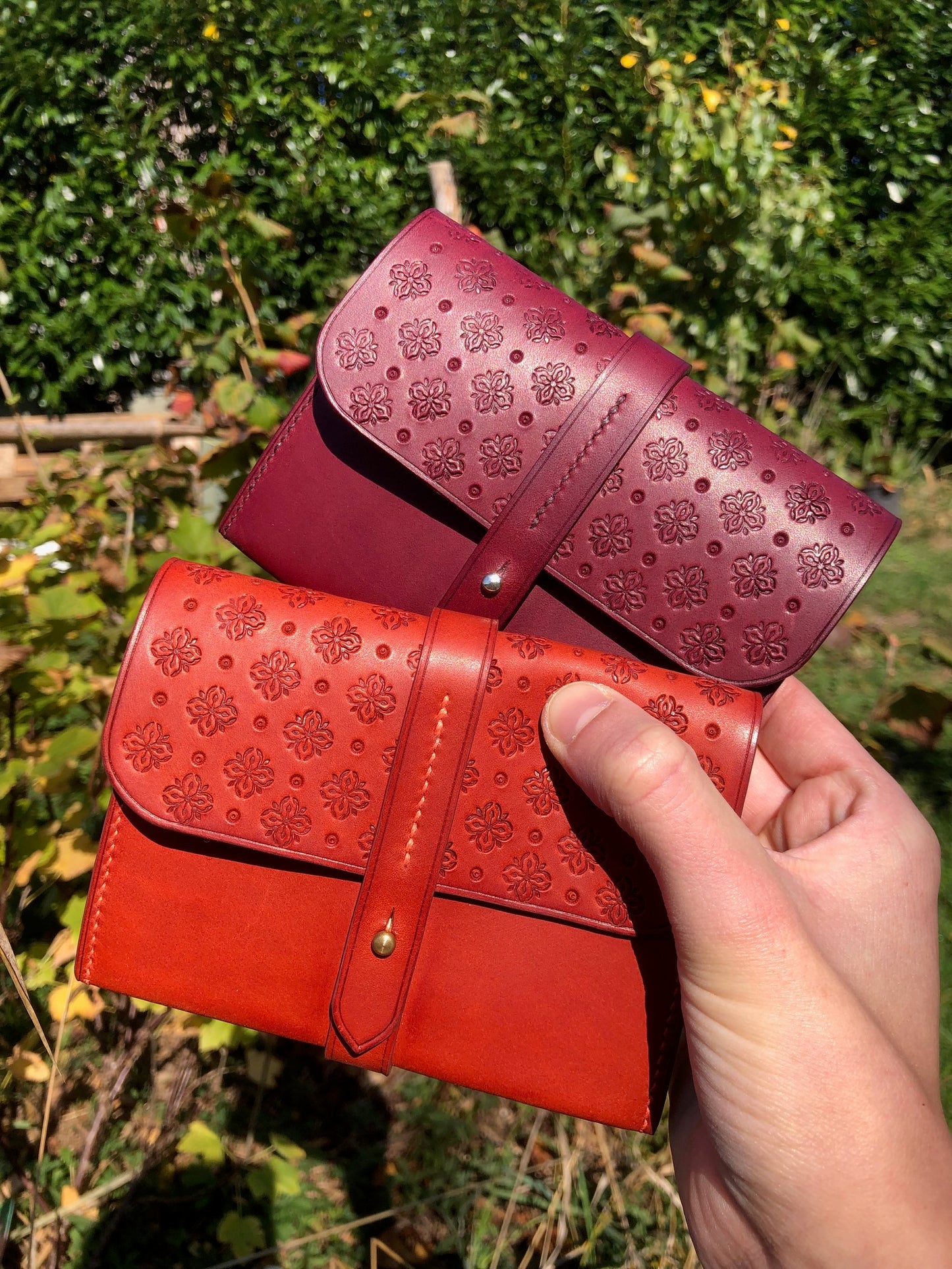 Le Marchand - Portefeuille et porte-monnaie 2 en 1 en cuir