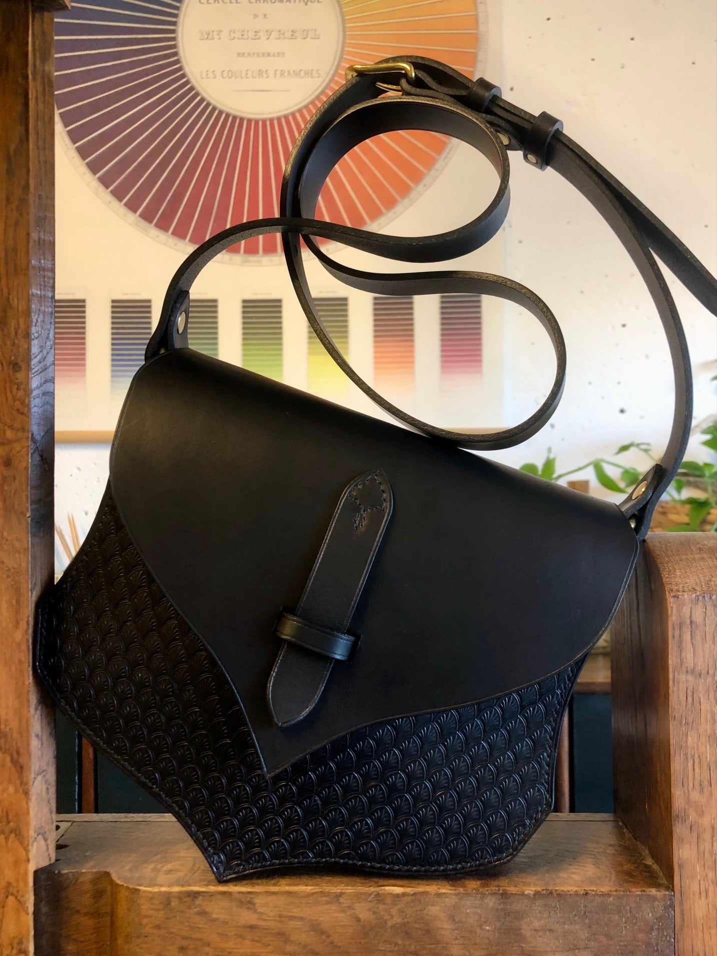 La Dragonnière - Cuir noir - en stock !